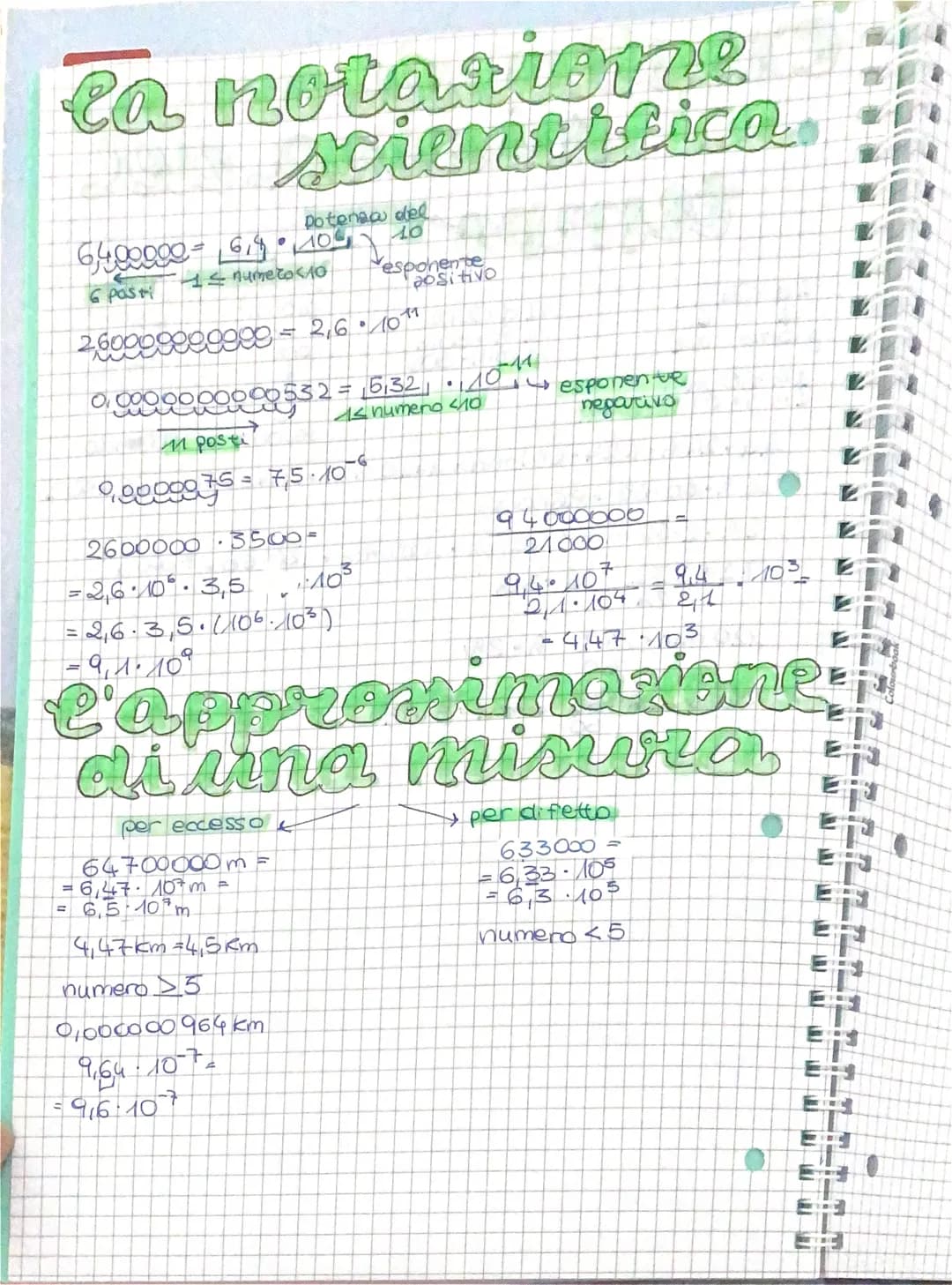 la notarione
scientifica
•
potensa del
40
6400000= 6,4 104
6 pasti
1≤ numečo<10
2,60000000000 - 2,6∙101
-114
00000000000532 = 16,32₁ · 10²11