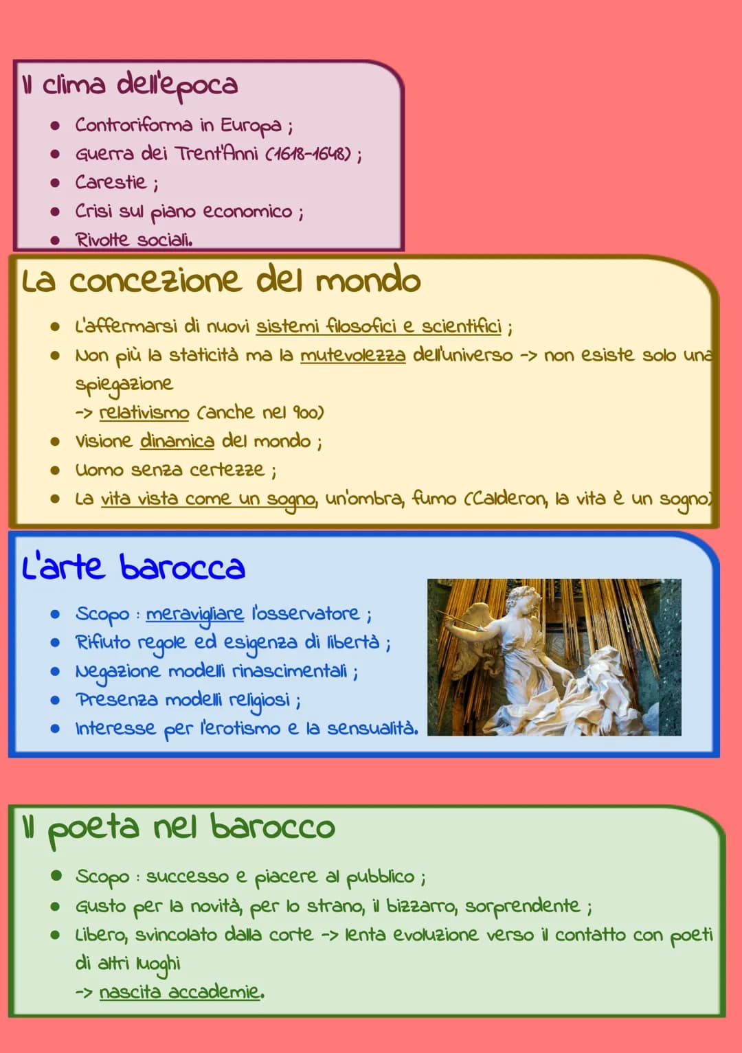 Il clima dell'epoca
• Controriforma in Europa;
• Guerra dei Trent'Anni (1618-1648) ;
• Carestie;
• Crisi sul piano economico;
• Rivolte soci