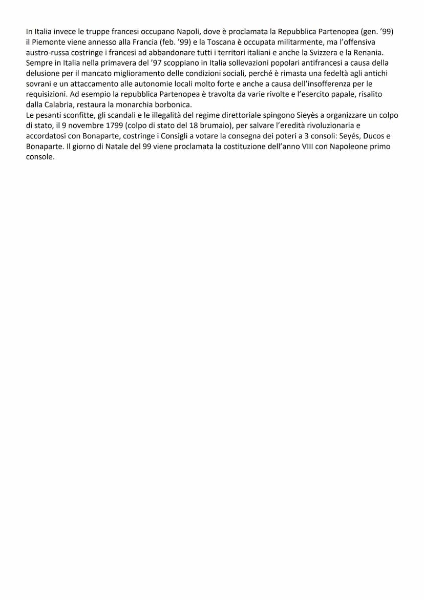 LA RIVOLUZIONE FRANCESE
→ Capitolo 1: La crisi dell Antico regime in Francia
La situazione economica e sociale
Alla fine del Settecento l'ec