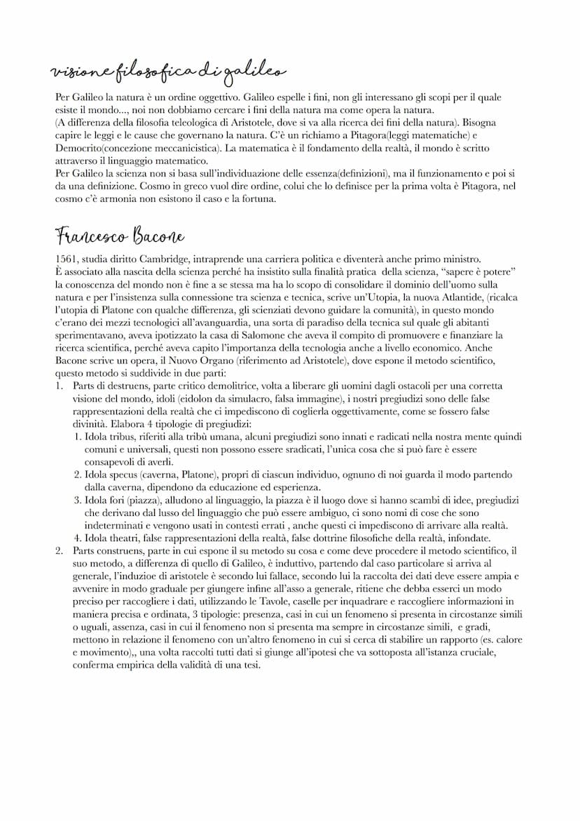 La rivoluzione scientifica
Periodo compreso tra metà XVI secolo-fine XVII in cui vi è un cambio di paradigma, muta la concezione e
lo studio