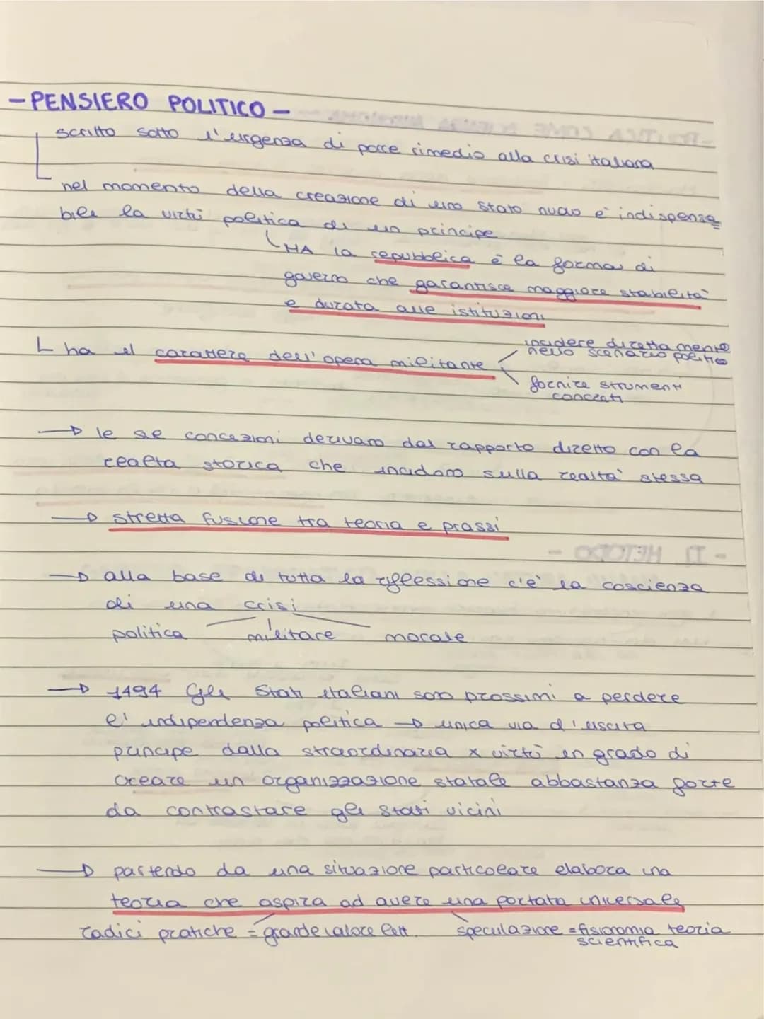 L'ESCLUSION DALLA VITA POLITICA
& periodo di esilio
scrisse il Principe (1513)
enizio i Discorsi sopra la prima deca di Tito LIVIO
la Mandra