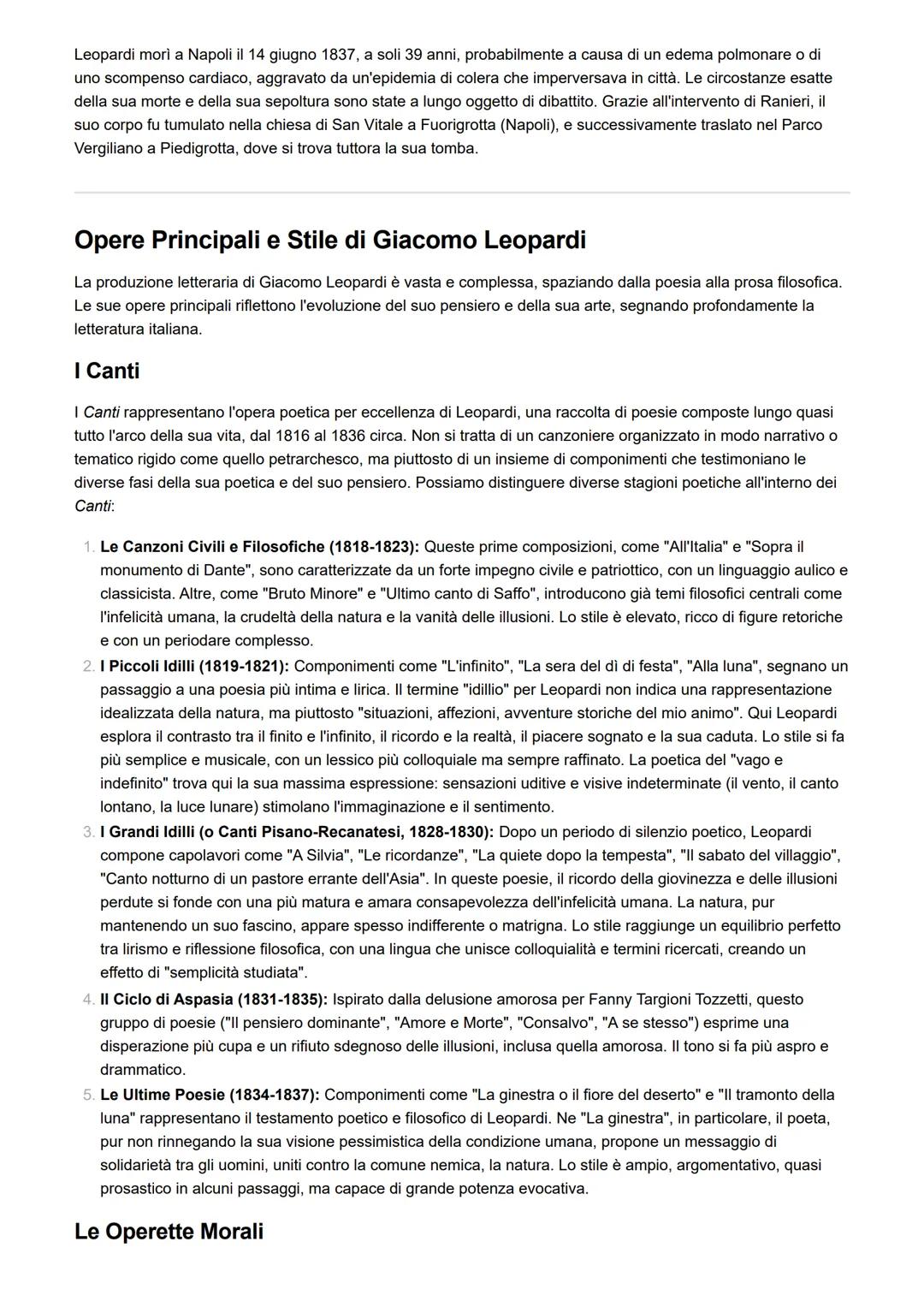 # Giacomo Leopardi

# Vita di Giacomo Leopardi

Giacomo Leopardi nacque a Recanati, nelle Marche (allora Stato Pontificio), il 29 giugno 179