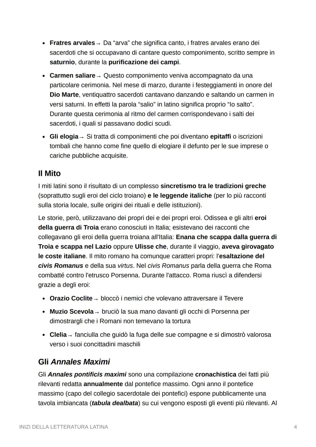 INIZI DELLA LETTERATURA
LATINA
Possiamo suddividere il governo a Roma in quattro periodi:
• Monarchia, dal 753 a.C. al 509 a.C.;
• Periodo R