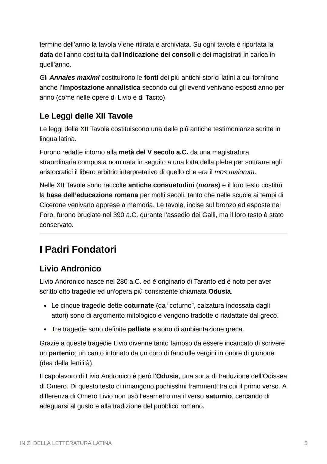 INIZI DELLA LETTERATURA
LATINA
Possiamo suddividere il governo a Roma in quattro periodi:
• Monarchia, dal 753 a.C. al 509 a.C.;
• Periodo R