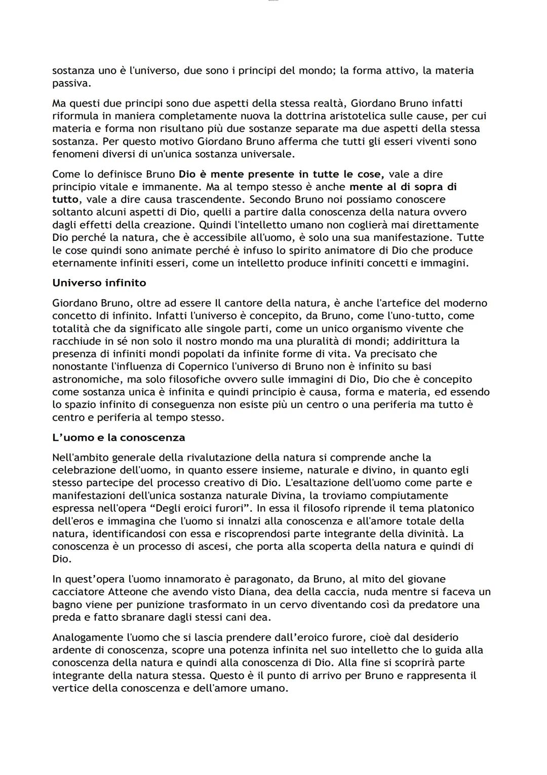 # Giordano Bruno

Giordano Bruno è una delle personalità più interessanti e affascinanti del naturalismo
rinascimentale.

## Vita

Giordano 