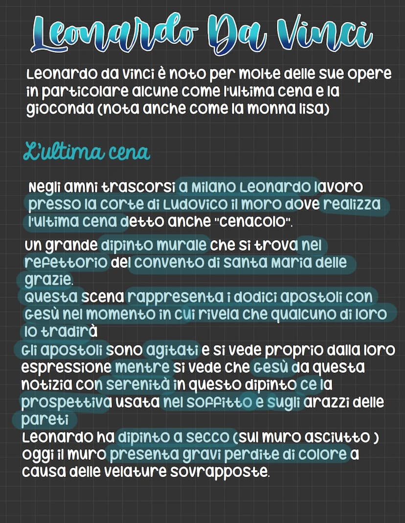 Leonardo da Vinci
Pittore, architetto ingegnere, scienziato,
inventore e scrittore
uomo del rinascimento
DOPO Firenze si sposta a Milano per
