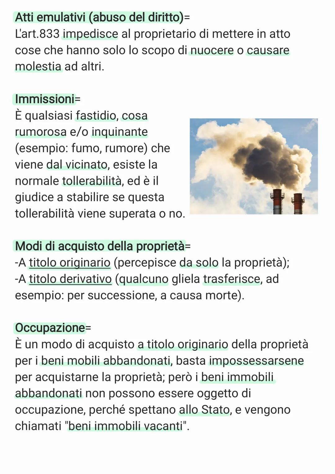 Indice
Diritti reali.......
Diritto di proprietà.…........
Limiti del diritto di proprietà...........
Atti emulativi........
Immissioni.....