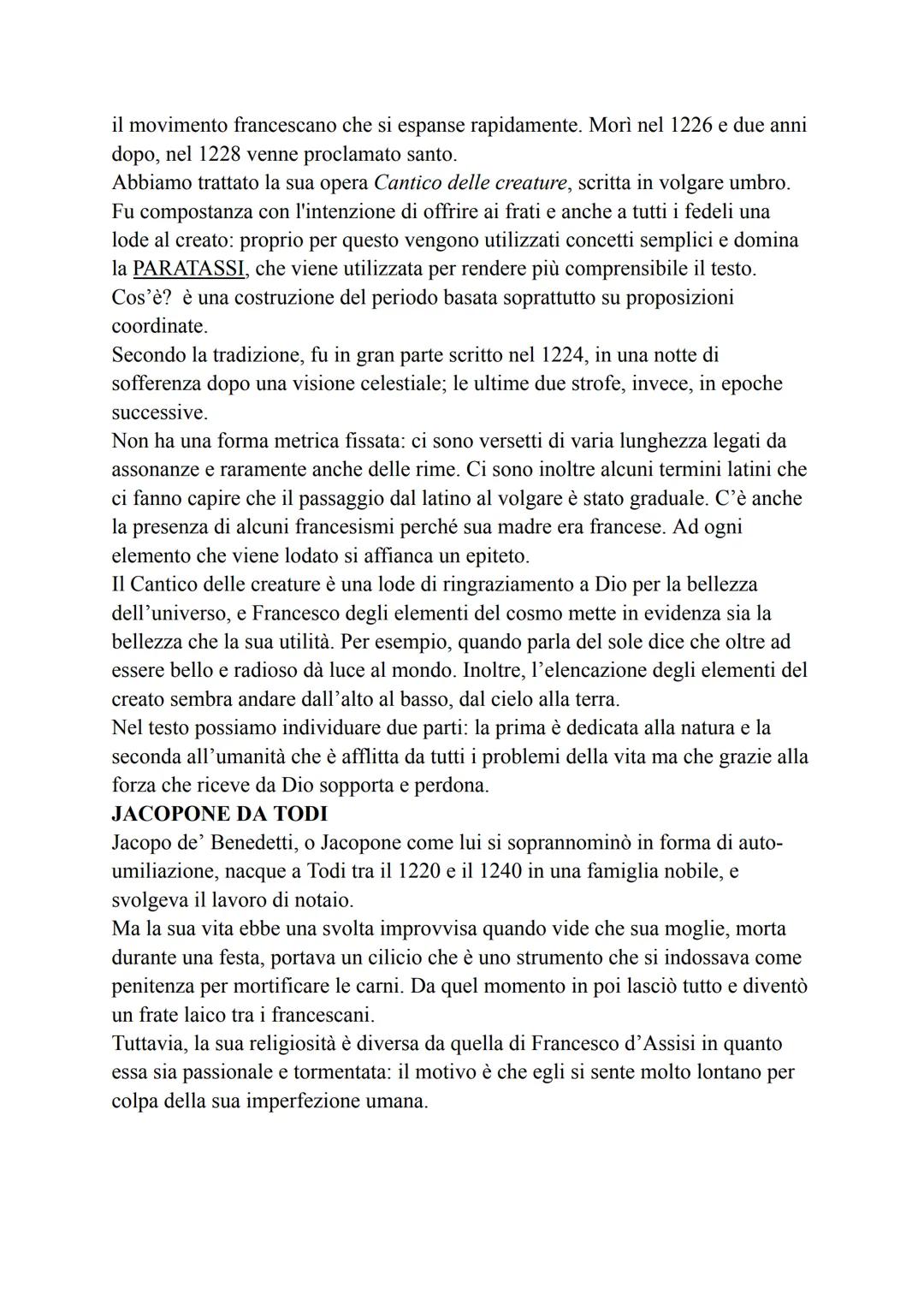 LE ORIGINI DELLA LETTERATURA
La componente religiosa era un principio morale molto diffuso, sia all'interno
della letteratura che della vita