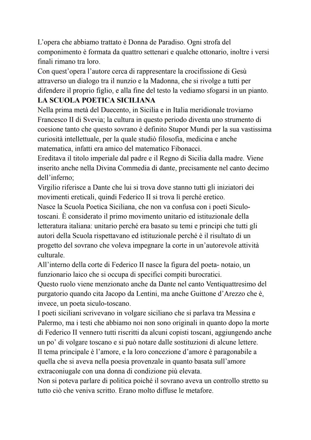 LE ORIGINI DELLA LETTERATURA
La componente religiosa era un principio morale molto diffuso, sia all'interno
della letteratura che della vita