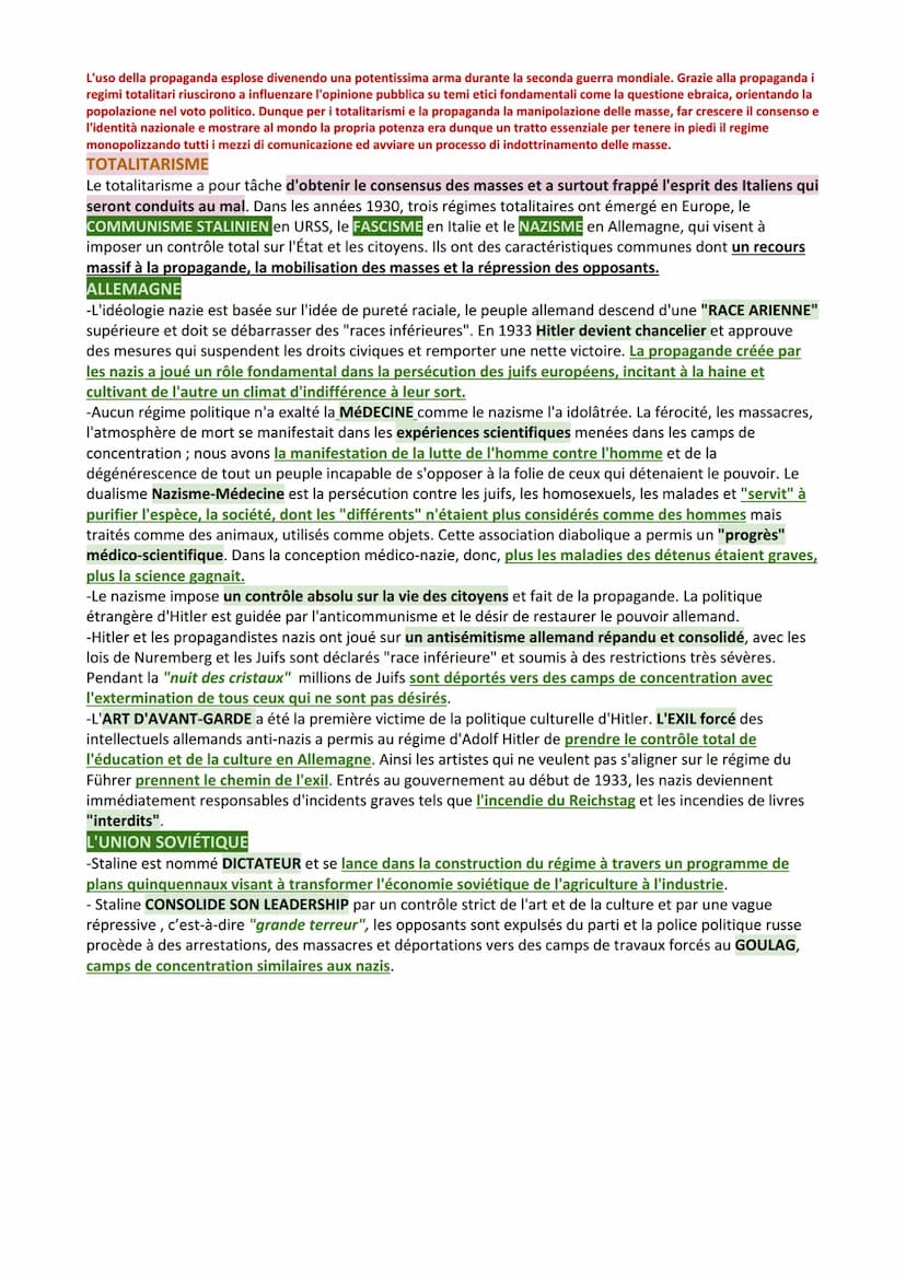 
<p>La propaganda ha avuto un ruolo di rilevanza storica nel XX secolo, influenzando fortemente l'uomo e le varie popolazioni. Utilizzata pr