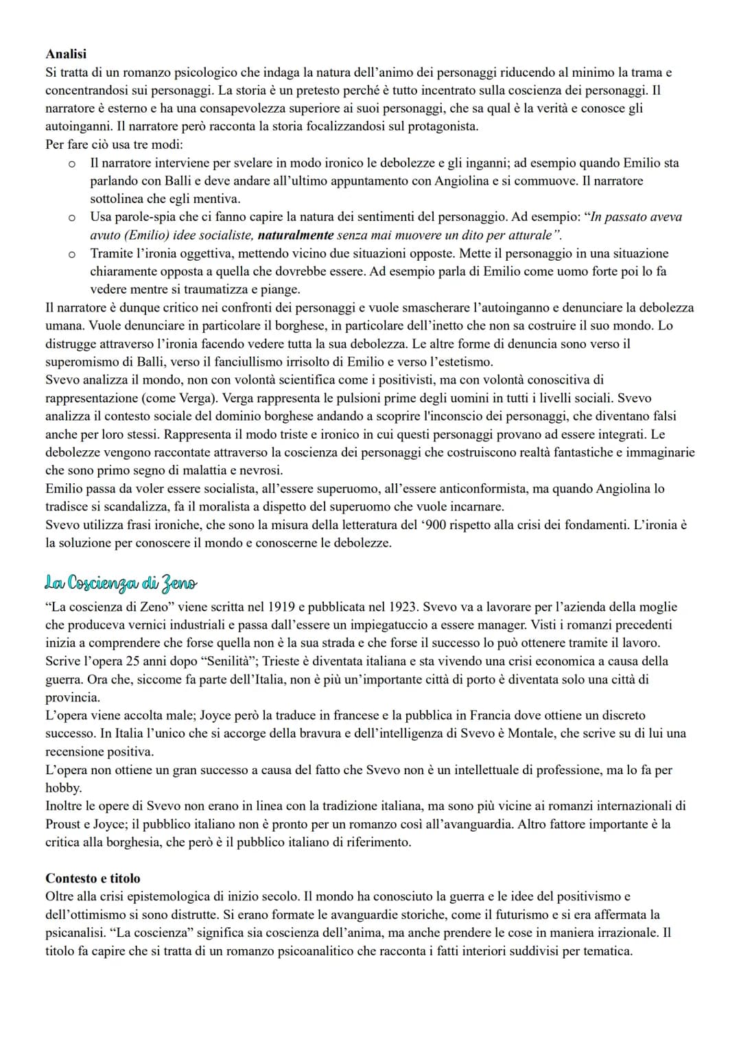 Impostazione narrativa
Voce fuori campo ma focalizzazione interna: gli eventi narrati sono presentati attraverso il filtro della soggettivit