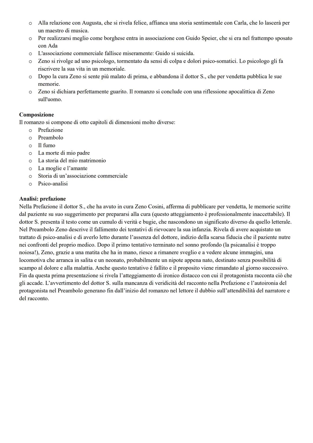 Impostazione narrativa
Voce fuori campo ma focalizzazione interna: gli eventi narrati sono presentati attraverso il filtro della soggettivit