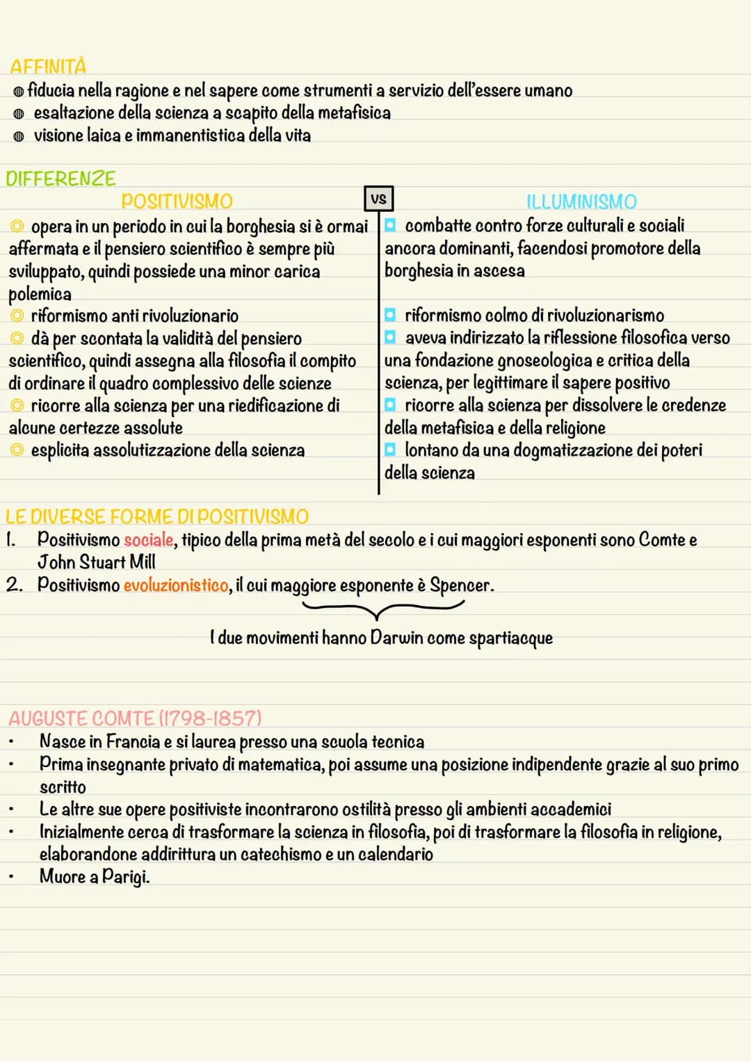 IL POSITIVISMO
Movimento filosofico e culturale nato in Francia nella prima metà dell' '800
Caratterizzato dall'esaltazione della scienza
.
