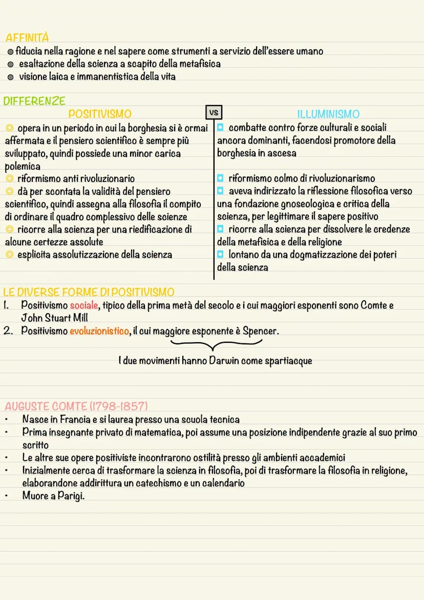 IL POSITIVISMO
Movimento filosofico e culturale nato in Francia nella prima metà dell' '800
Caratterizzato dall'esaltazione della scienza
.
