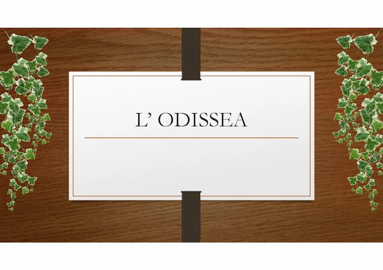 Know L' ODISSEA thumbnail