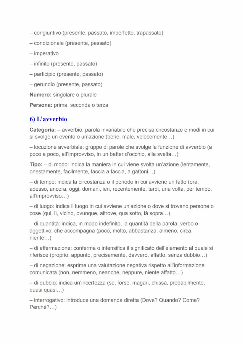 Le 9 parti del discorso
nell'analisi grammaticale
1) L'articolo
Tipo: - determinativo (il, lo, la, i, gli, le)
- indeterminativo (un, uno, u