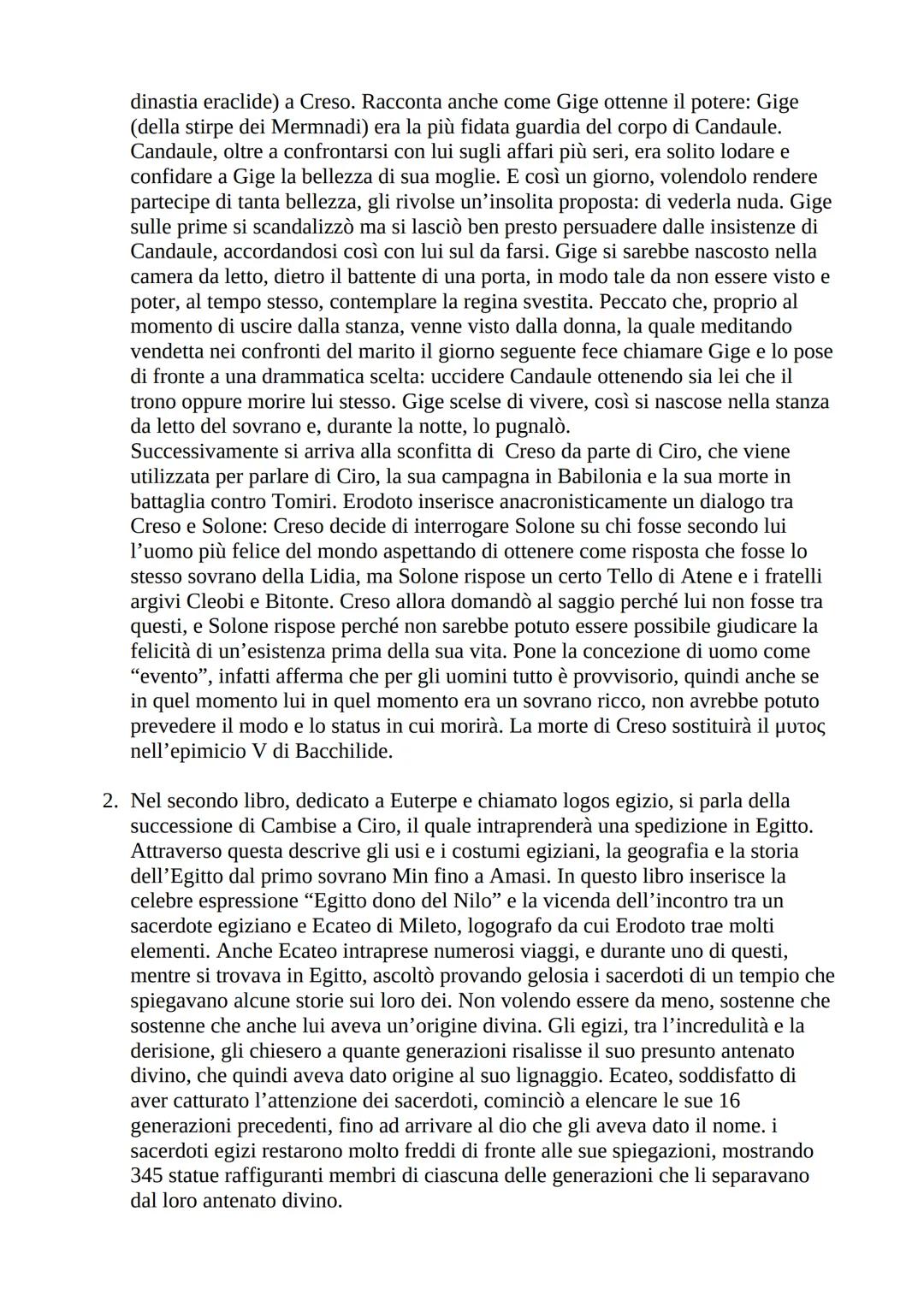 Erodoto
-Vita:
Erodoto è uno storico greco vissuto nel V secolo a.C. È considerato il padre della
storiografia perché, anche se ancora vi è 