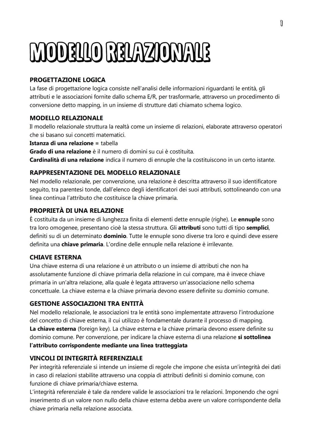 
<h2 id="progettazionelogica">Progettazione Logica</h2>
<p>La fase di progettazione logica consiste nell'analisi delle informazioni riguarda