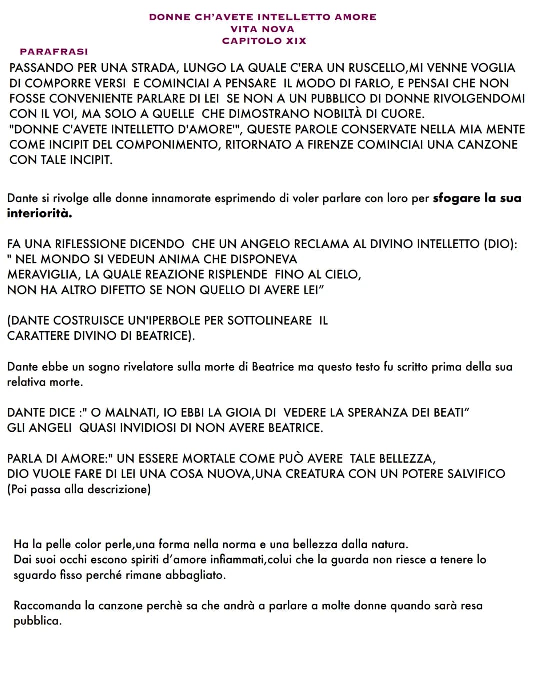  DANTE
ALIGHIERI
LA VITA
DANTE ALIGHIERI nasce a Firenze da una famiglia guelfa della piccola nobiltà.
La famiglia vanta un antenato illustr