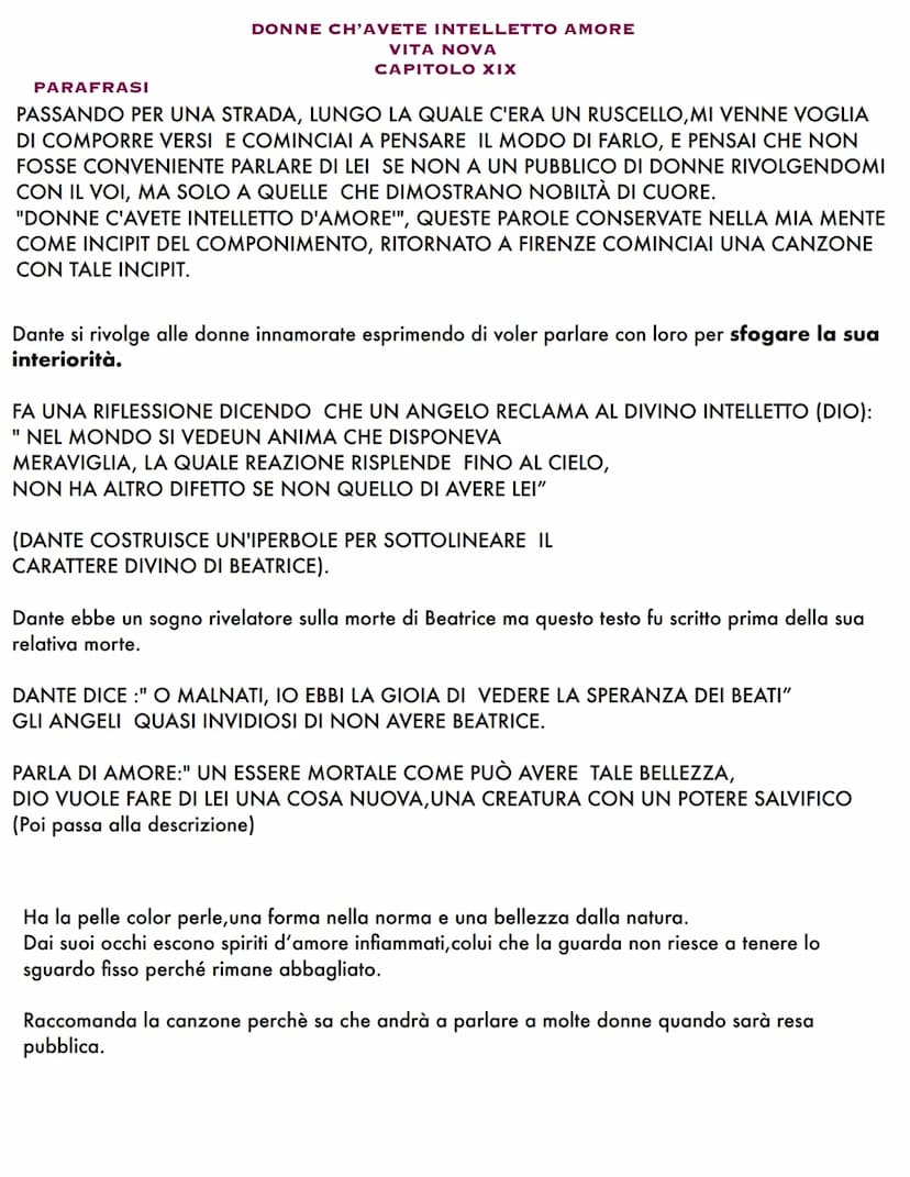  DANTE
ALIGHIERI
LA VITA
DANTE ALIGHIERI nasce a Firenze da una famiglia guelfa della piccola nobiltà.
La famiglia vanta un antenato illustr