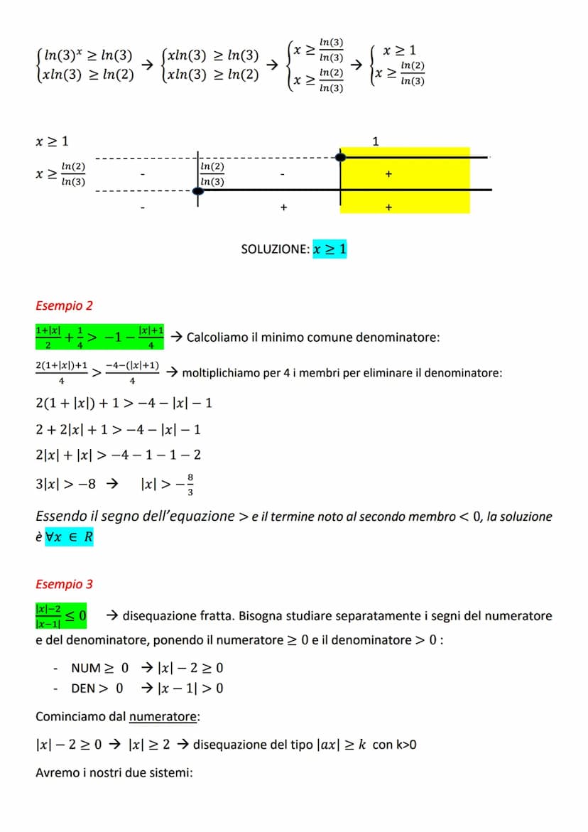 EQUAZIONI E DISEQUAZIONI CON VALORE
ASSOLUTO O MODULO
DEFINIZIONE DI VALORE ASSOLUTO
Da cui:
Avremo:
=
(x = k
20
|x| = k
{²x
Avremo 2 sistem
