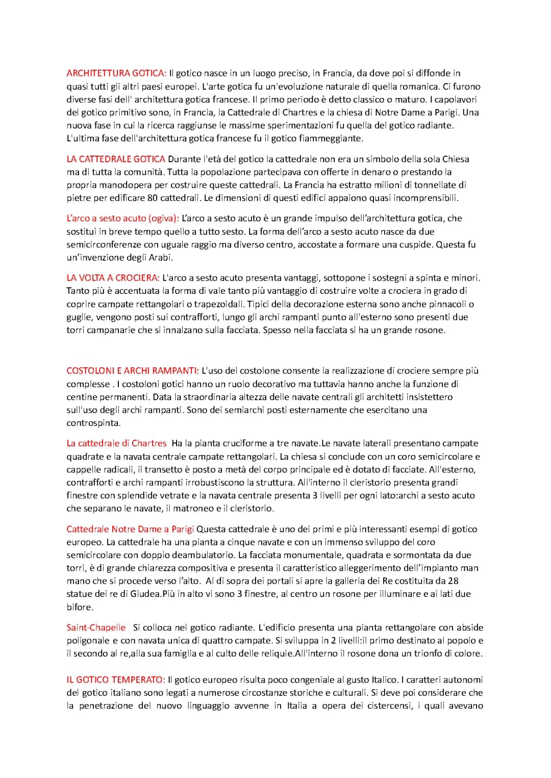 L'Architettura Gotica: Caratteristiche ed Esempi