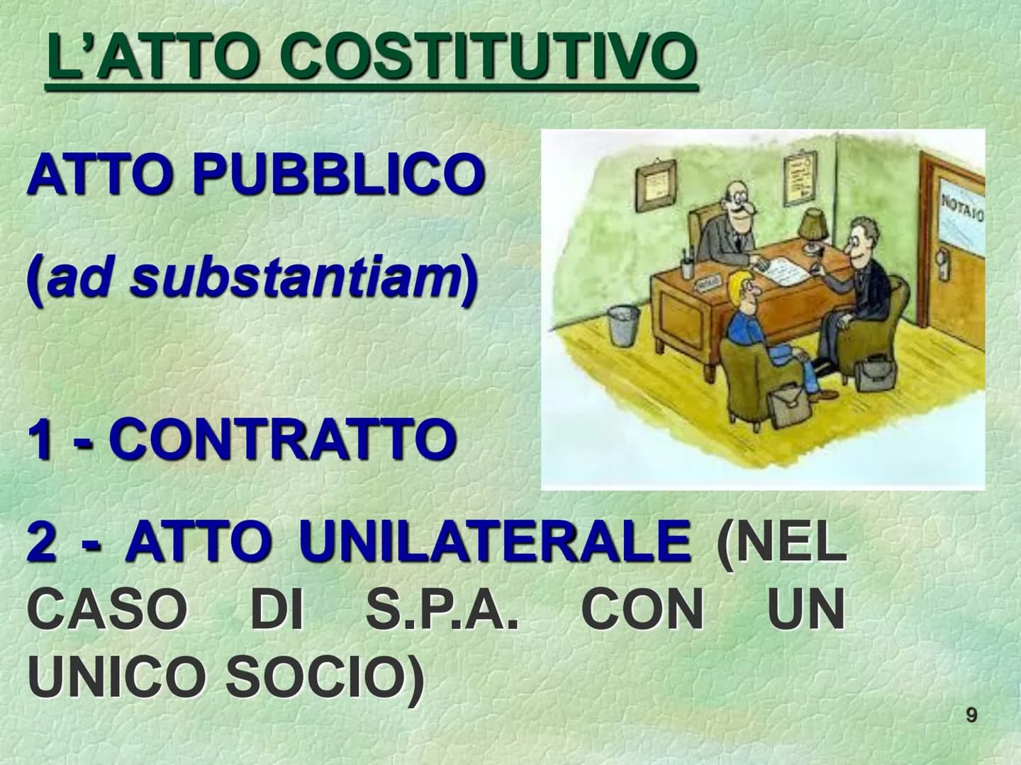 La società per azioni
S La società per azioni è società
di capitali dotata di
autonomia patrimoniale
perfetta, le cui quote di
partecipazion