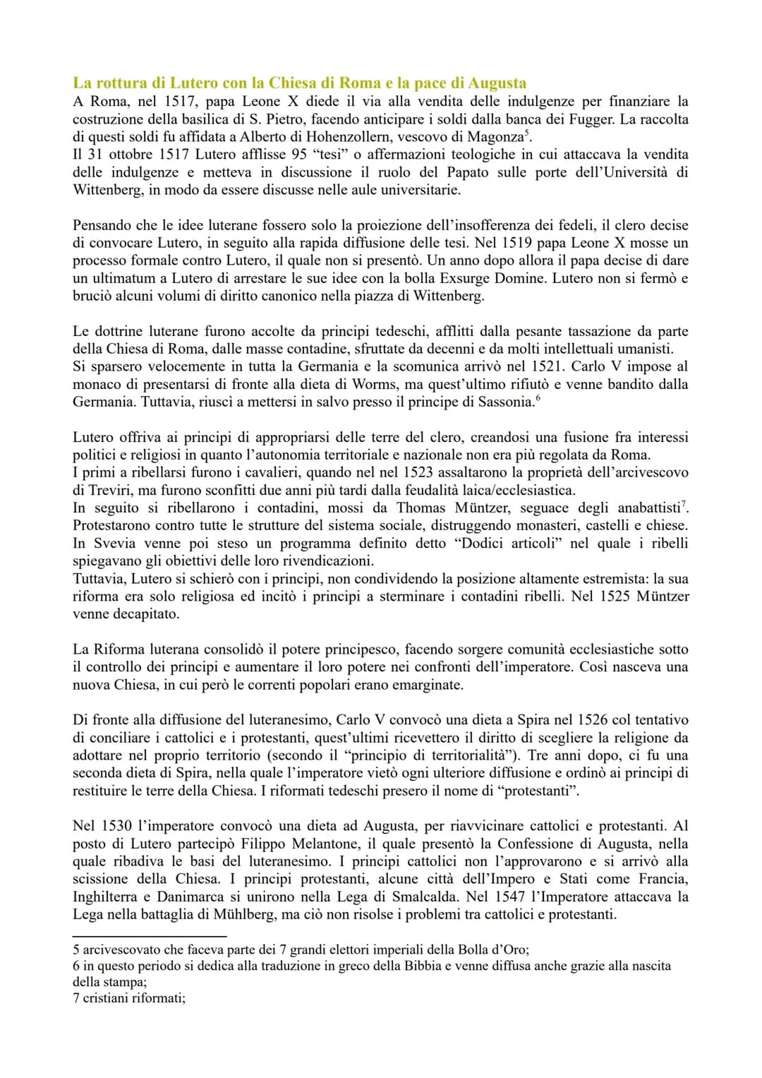 Storia voto:
La crisi della Chiesa e la Riforma protestante
Grazie a Carlo V, i territori del suo "Impero universale" andavano dall'Austria 