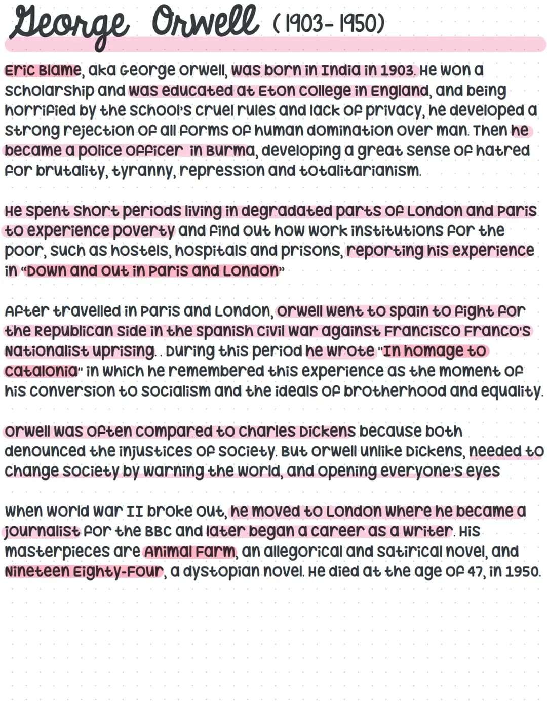 George Orwell e 1984 