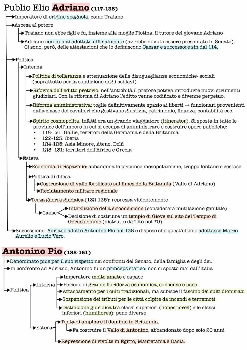 Imperatori adottivi
(96-192)
►Sono definiti imperatori adottivi perché la successione non era
stabilita secondo il criterio dinastico, ma at