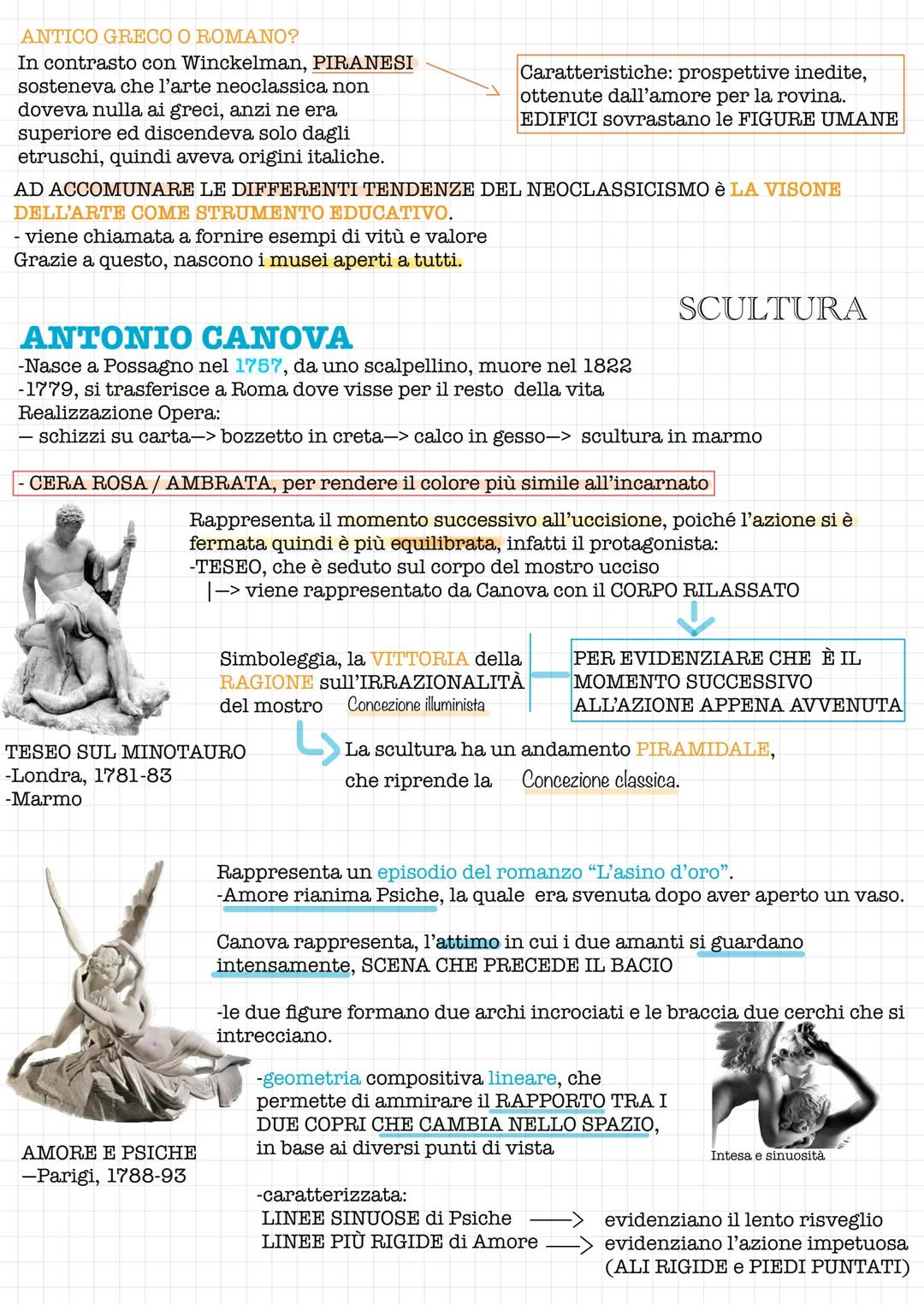 # NEOCLASSICISMO

- Tendenza culturale sviluppatasi tra la metà del 1700 e gli inizi del 1800
- Abbraccia due eventi che segnarono la storia