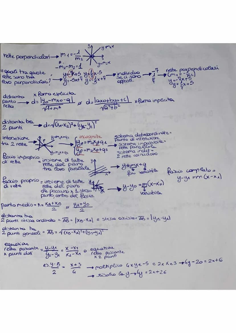 APIANO CARTESIANO E RETTA
Asse delle ascisse (x) e delle ordinate (y)= due rette perpendicolari dove è fissata un'unità di misura x rapprese