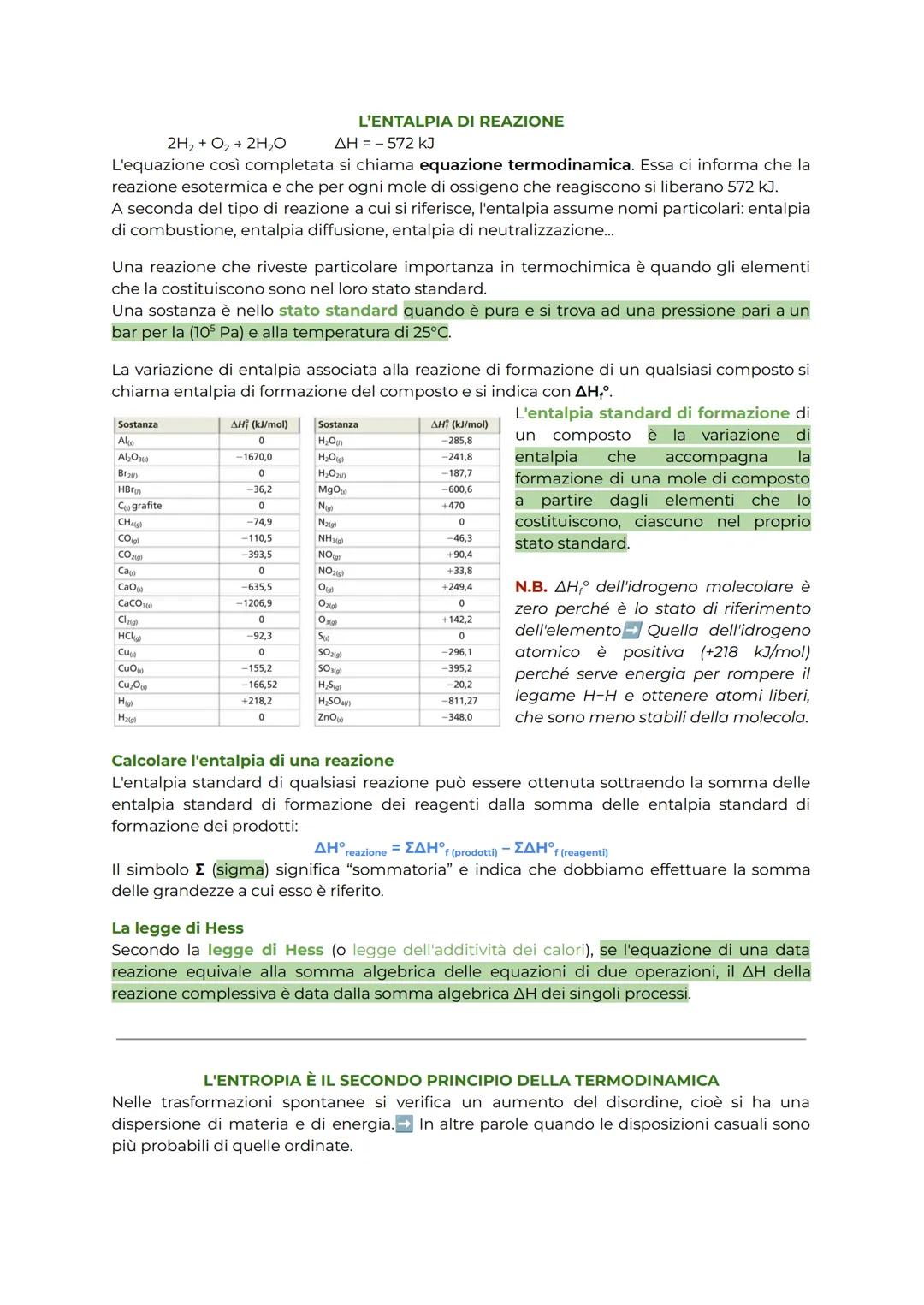 L'ENERGIA SI TRASFERISCE
LE REAZIONI SCAMBIANO ENERGIA CON L'AMBIENTE
La termodinamica è la scienza che si occupa di tutti i possibili trasf