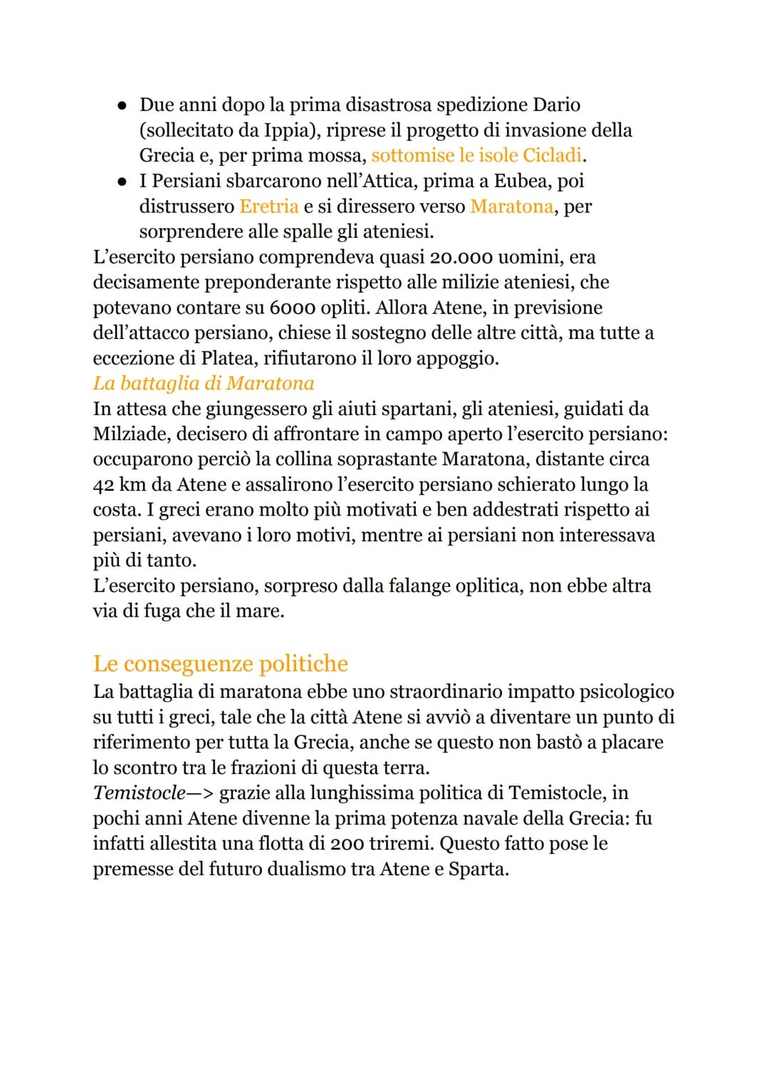 LE GUERRE PERSIANE
L'espansionismo persiano
Il VI secolo in Oriente fu un'epoca di profonde trasformazioni: Ciro
il grande (559-529 a.C.), u