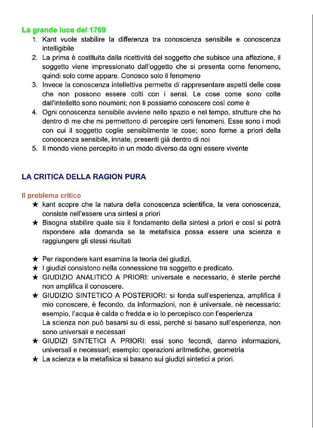 Kant e la sua filosofia 