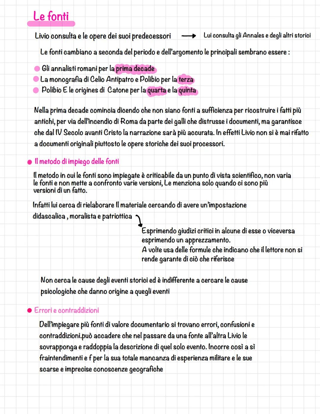 TITO LIVIO
Nasce a Pavia uno nel 59 e un ricco centro di provincia"
Si recò a Roma per il suo interesse alla storia e per svolgere il lavoro