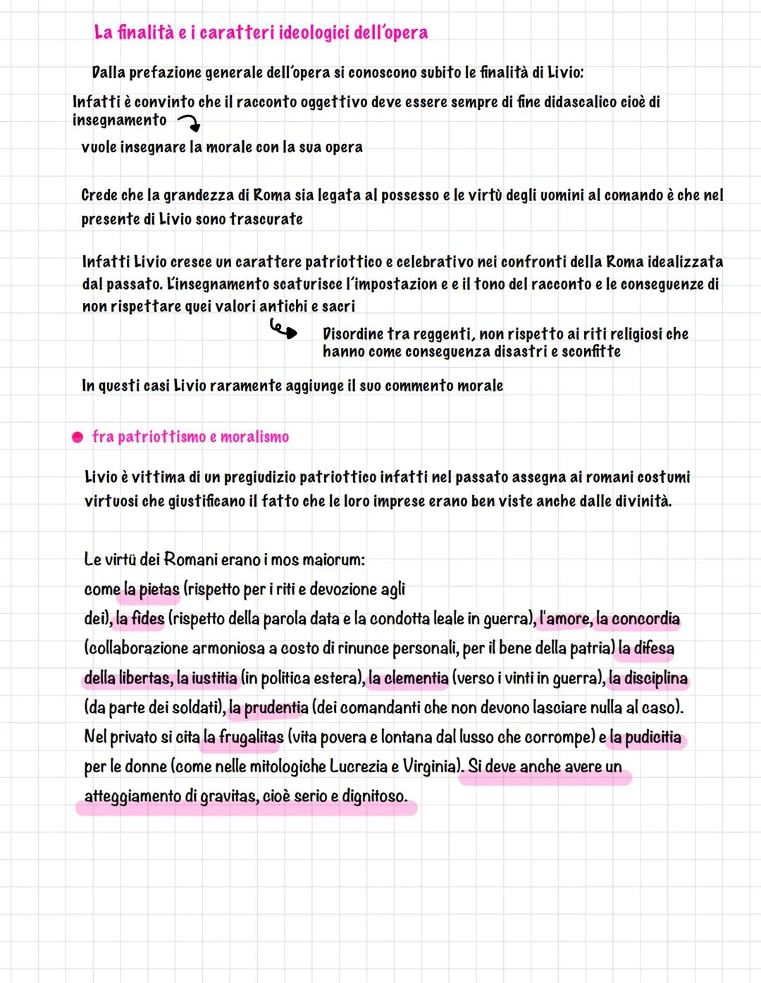 TITO LIVIO
Nasce a Pavia uno nel 59 e un ricco centro di provincia"
Si recò a Roma per il suo interesse alla storia e per svolgere il lavoro