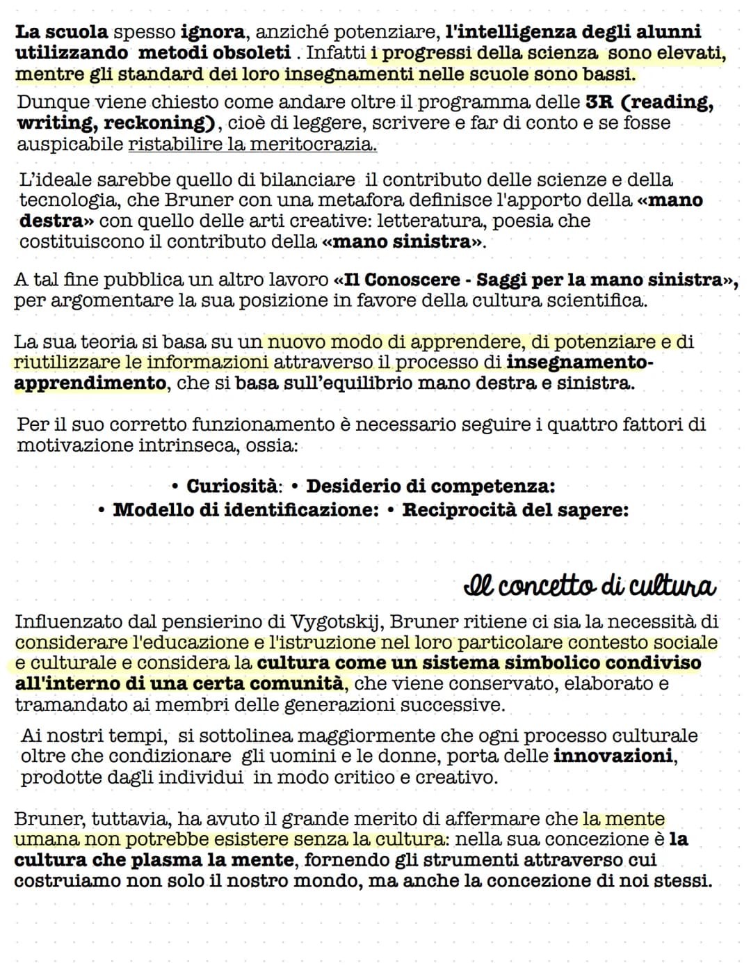 PSICOPEDAGOGIA
STATUNITENSE
Il comportamentismo si contrappone a tutte le impostazioni che
ricorrono all'introspezione e cerca di interpreta