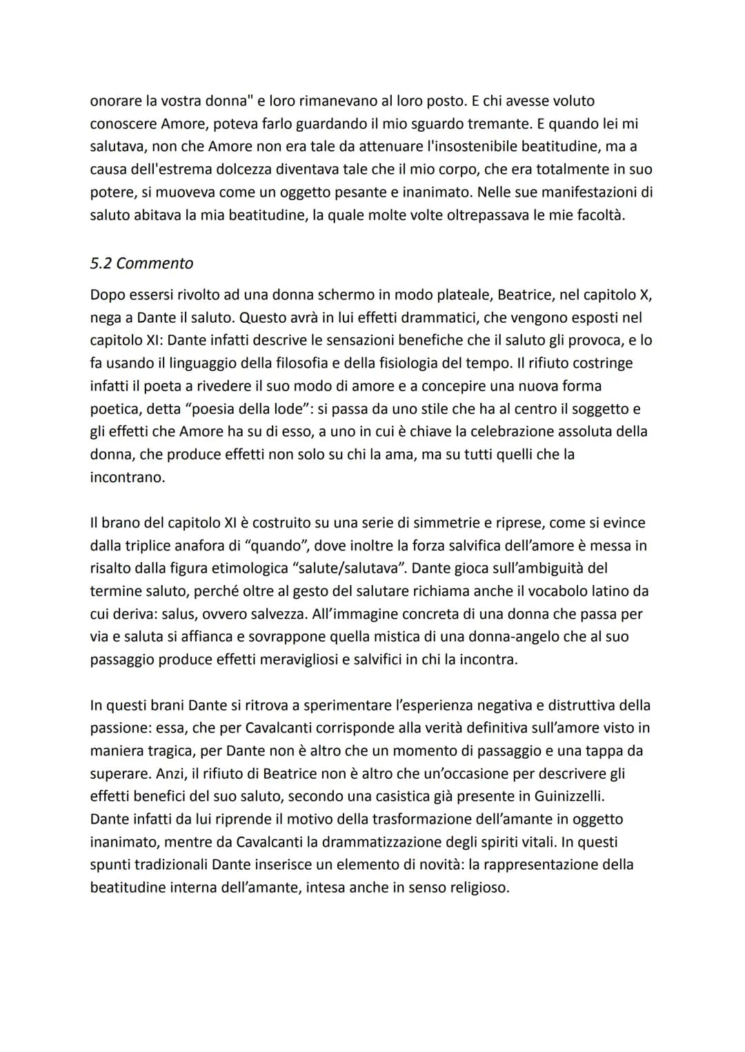3. Il proemio
Vita Nova, Dante Alighieri
3.1 Commento
Il primo paragrafo è il proemio dell'opera, in cui Dante illustra i motivi per cui ha
