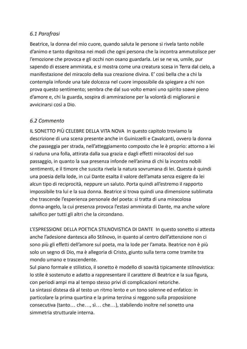 3. Il proemio
Vita Nova, Dante Alighieri
3.1 Commento
Il primo paragrafo è il proemio dell'opera, in cui Dante illustra i motivi per cui ha
