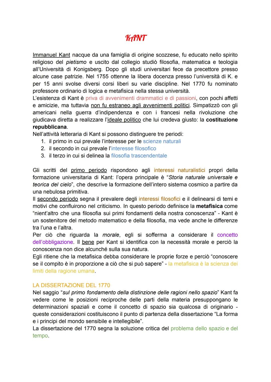 Kant (Critica della ragion pura)