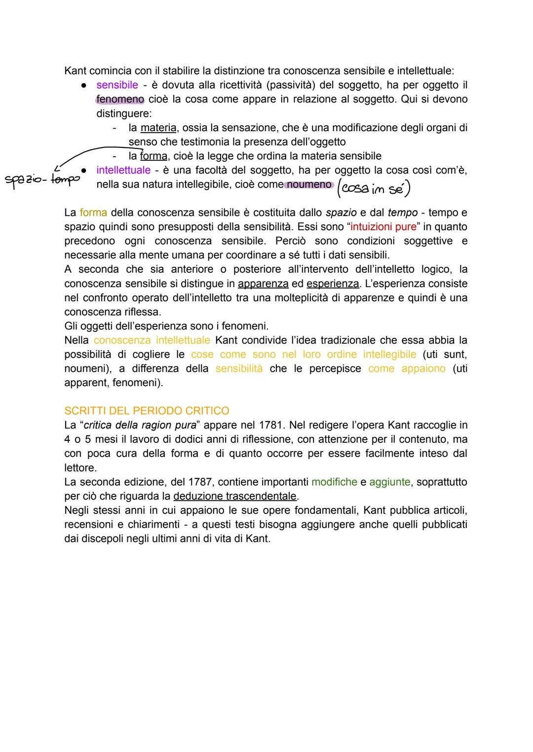 KANT
Immanuel Kant nacque da una famiglia di origine scozzese, fu educato nello spirito
religioso del pietismo e uscito dal collegio studiò 