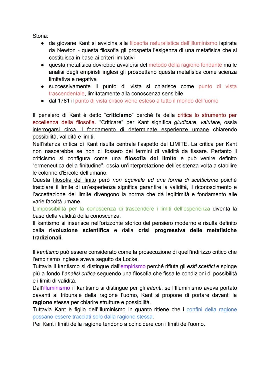 KANT
Immanuel Kant nacque da una famiglia di origine scozzese, fu educato nello spirito
religioso del pietismo e uscito dal collegio studiò 