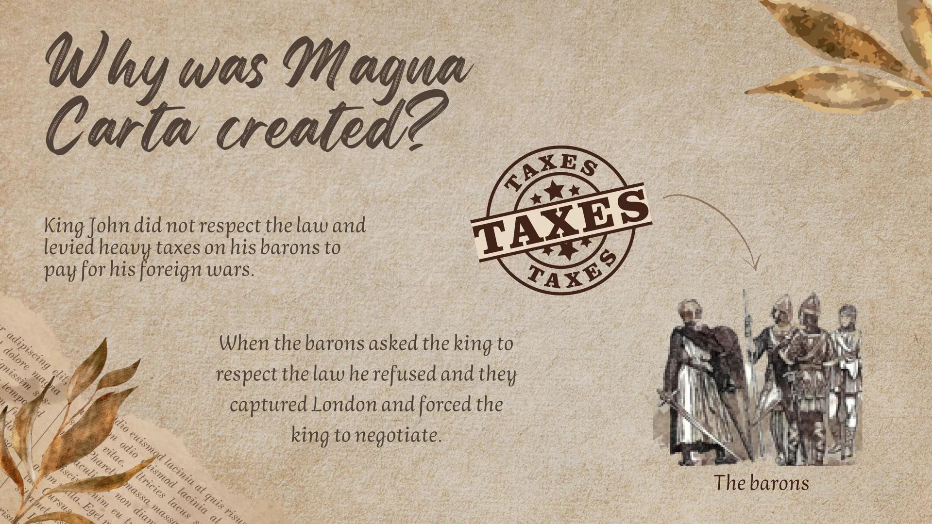 King John
Magna Carta is one of the most
important documents in the world,
but to better understand what it is, we
have to go back to 1215 i