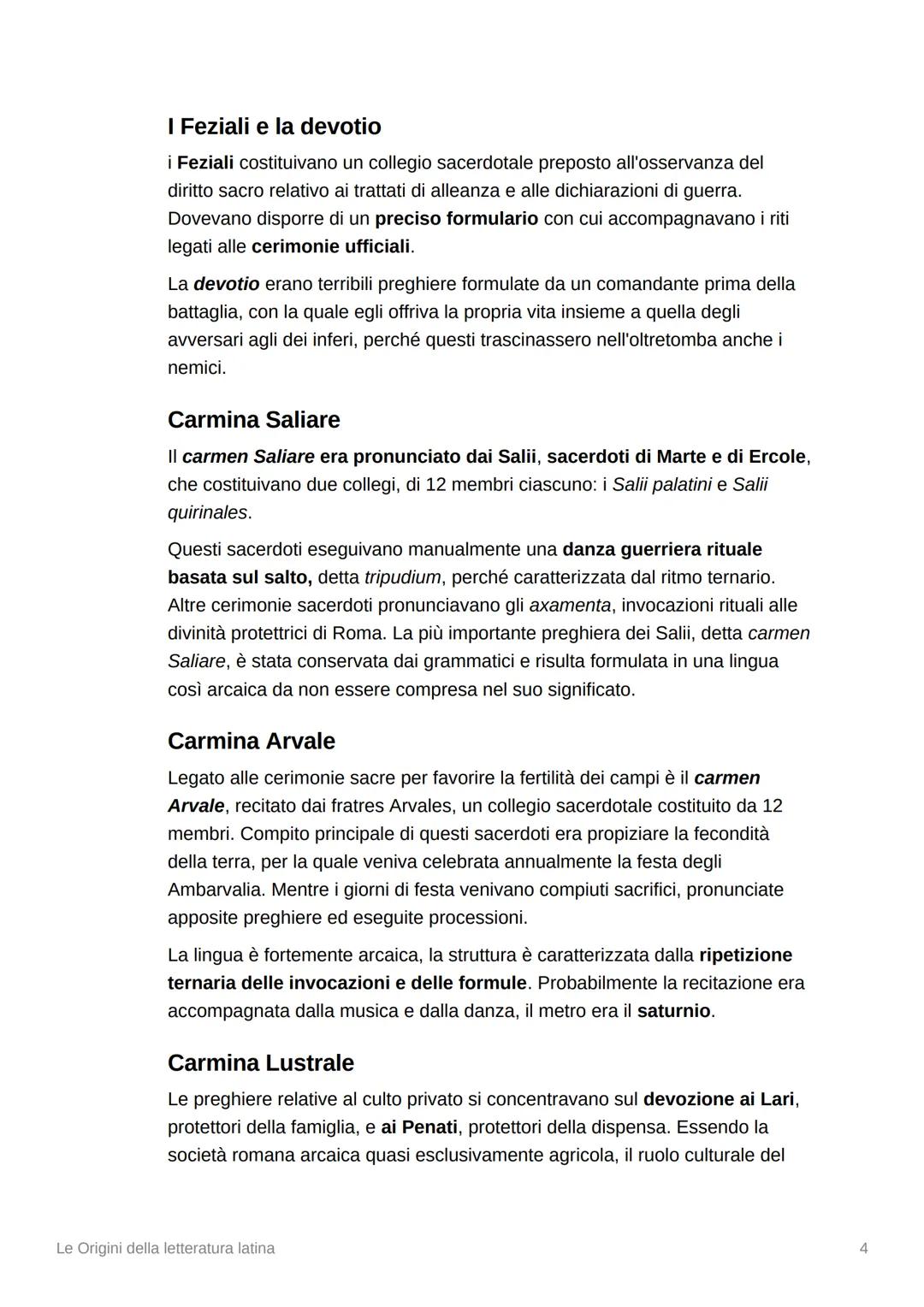 Le Origini della letteratura latina
Contesto
▾ Quadro sociale e culturale
Le strutture sociali
La gens è la struttura originaria della socie