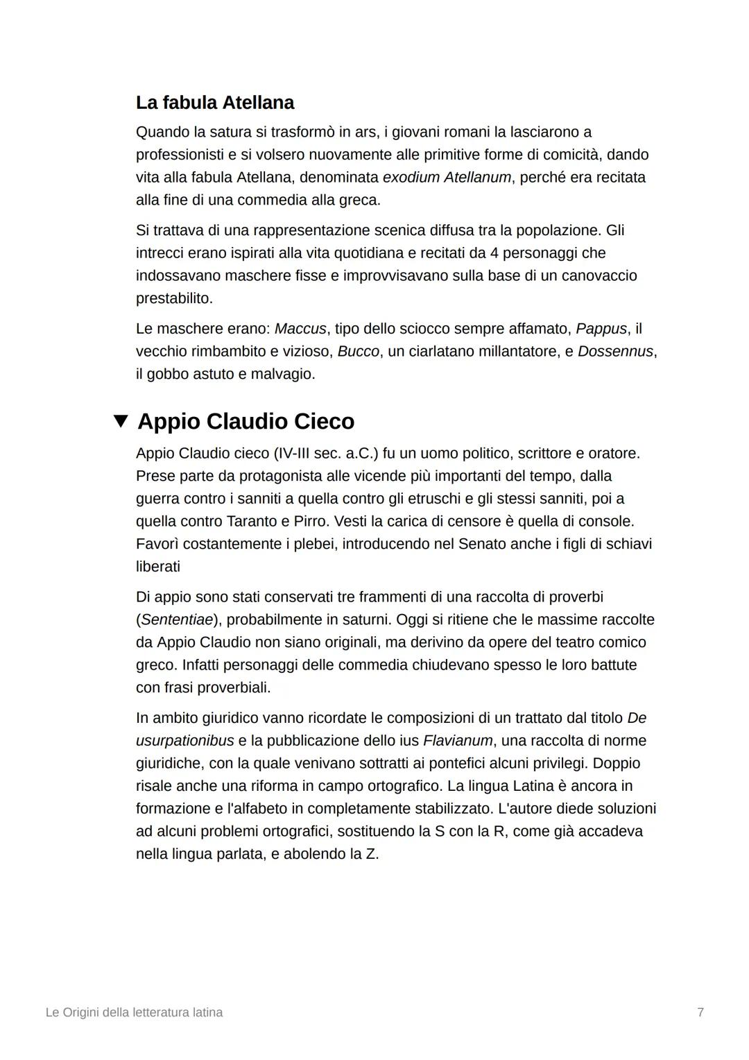Le Origini della letteratura latina
Contesto
▾ Quadro sociale e culturale
Le strutture sociali
La gens è la struttura originaria della socie