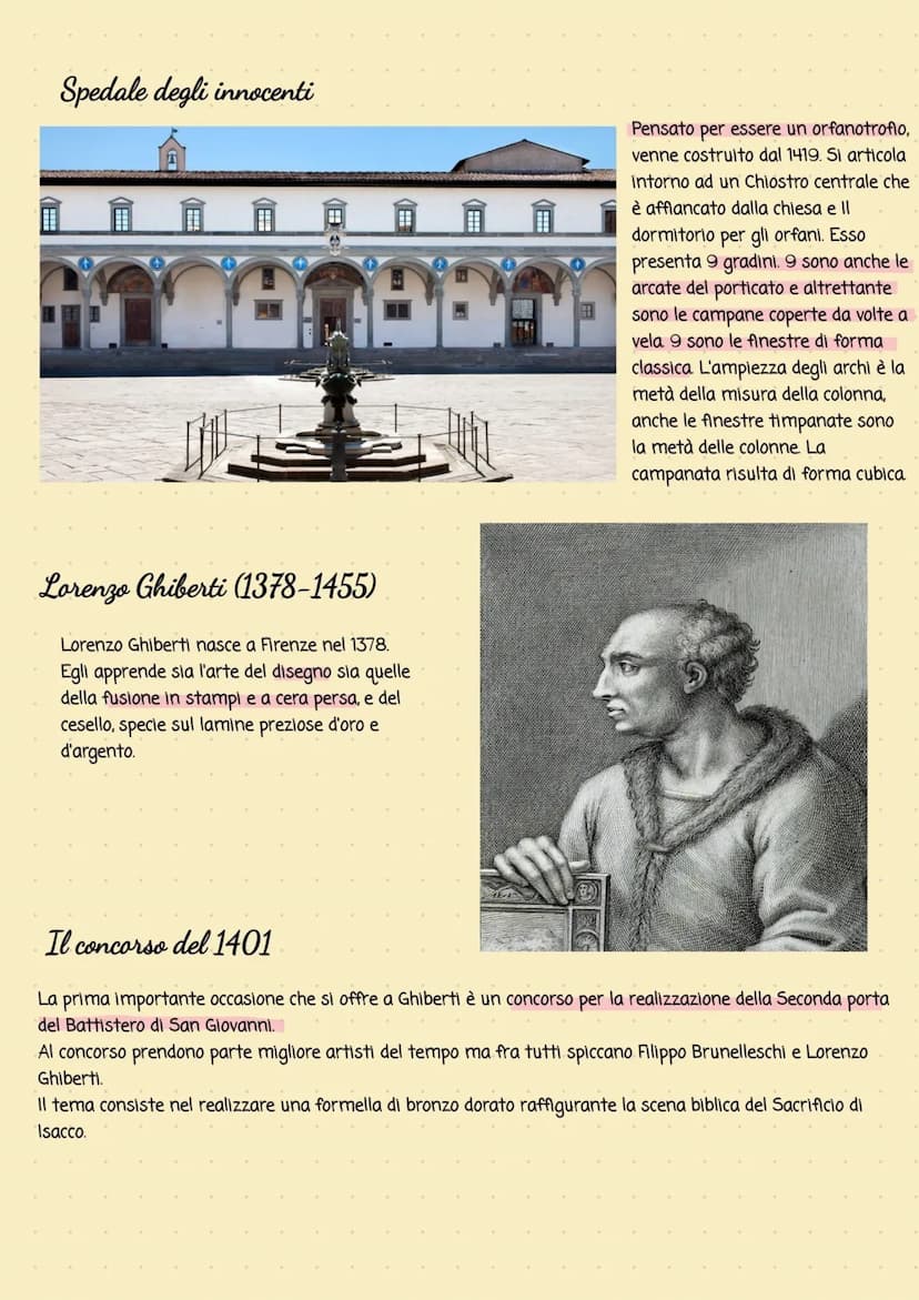 Il Rinascimento
Con il termine (Rinascimento si è soliti indicare la stagione letteraria, artistica, filosofica e
scientifica Florita in Ita