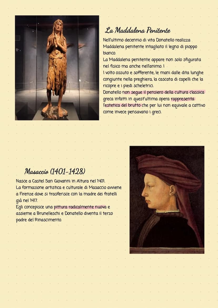 Il Rinascimento
Con il termine (Rinascimento si è soliti indicare la stagione letteraria, artistica, filosofica e
scientifica Florita in Ita