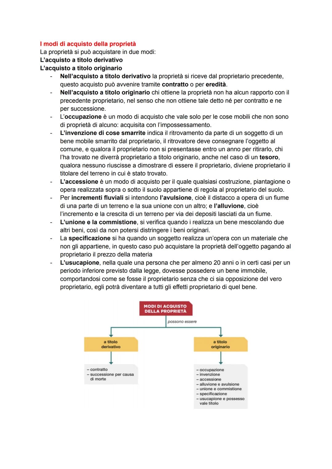 La proprietà e i diritti reali di godimento
I diritti reali in generale
I diritti reali sono diritti che hanno per oggetto una cosa. Il più 