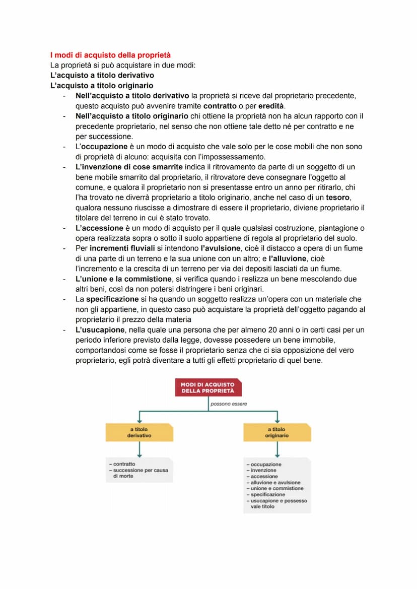 La proprietà e i diritti reali di godimento
I diritti reali in generale
I diritti reali sono diritti che hanno per oggetto una cosa. Il più 